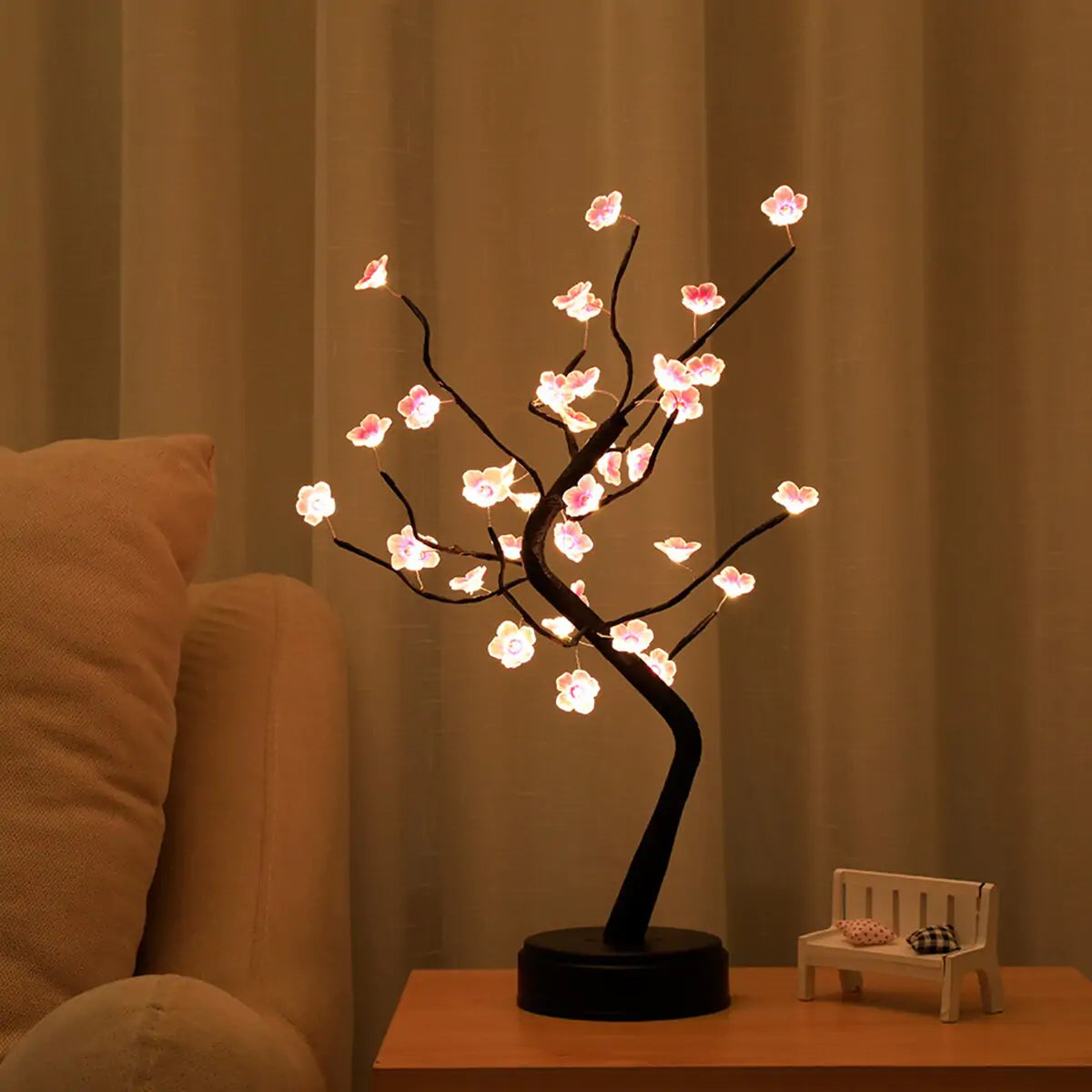 LED Cherry Bonsai USB Tree Lamp