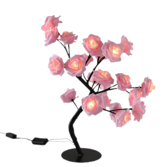 LED Rose USB Tree Table Lamp