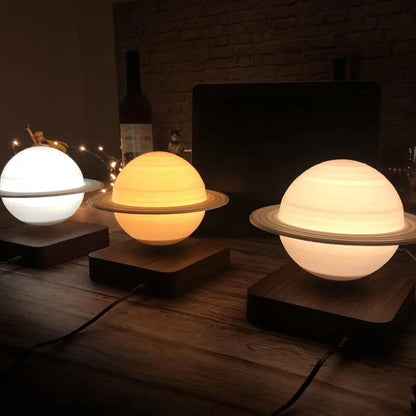 Levitating 3D Saturn/Moon Lamp