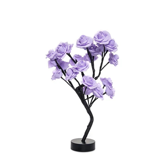 LED Rose USB Tree Table Lamp