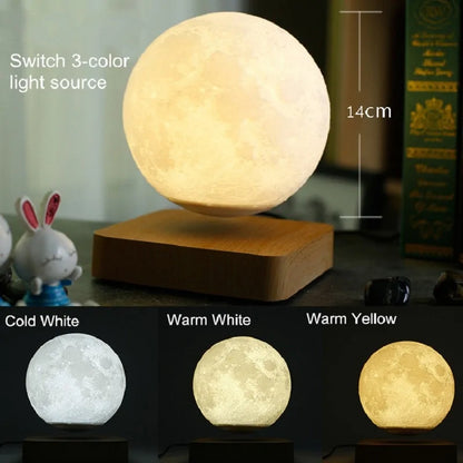 Levitating 3D Saturn/Moon Lamp