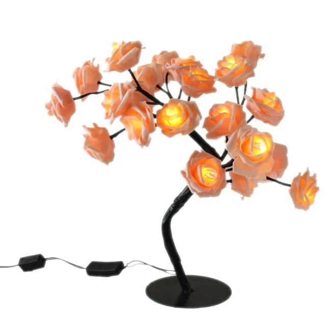 LED Rose USB Tree Table Lamp