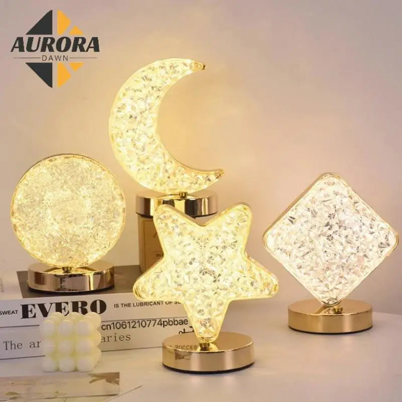 Crystal Astrology Lamp