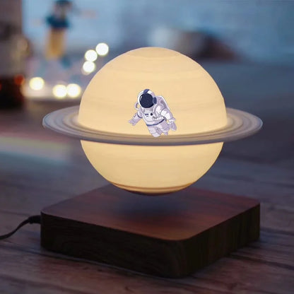 Levitating 3D Saturn/Moon Lamp