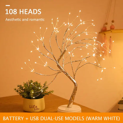 LED Tabletop USB Bonsai Tree Light Lamp