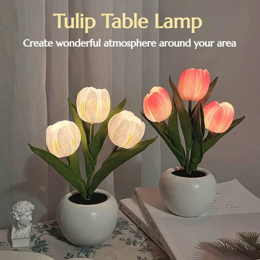 LED Table Tulip Lamp