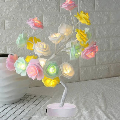 LED Rose USB Tree Table Lamp