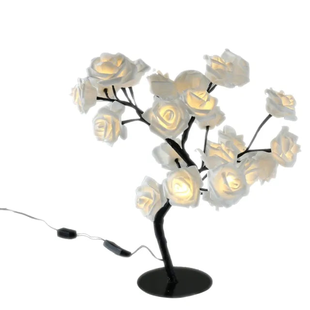 LED Rose USB Tree Table Lamp