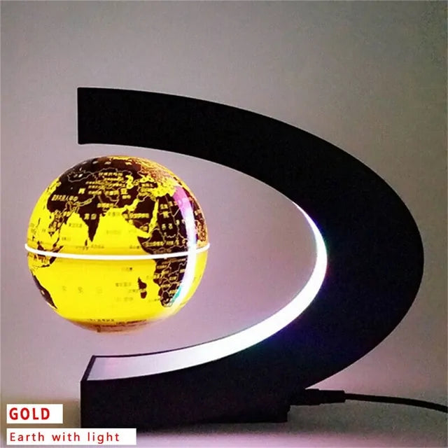 LED Levitating Rotating Night Lamp