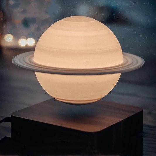 Levitating 3D Saturn/Moon Lamp