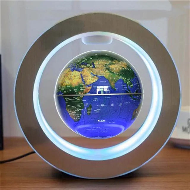 LED Levitating Rotating Night Lamp